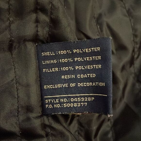 Dockers Tan Full Zip Bomber Jacket Mens Size Medium Lined - Picture 7 of 12